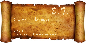 Dragon Tímea névjegykártya